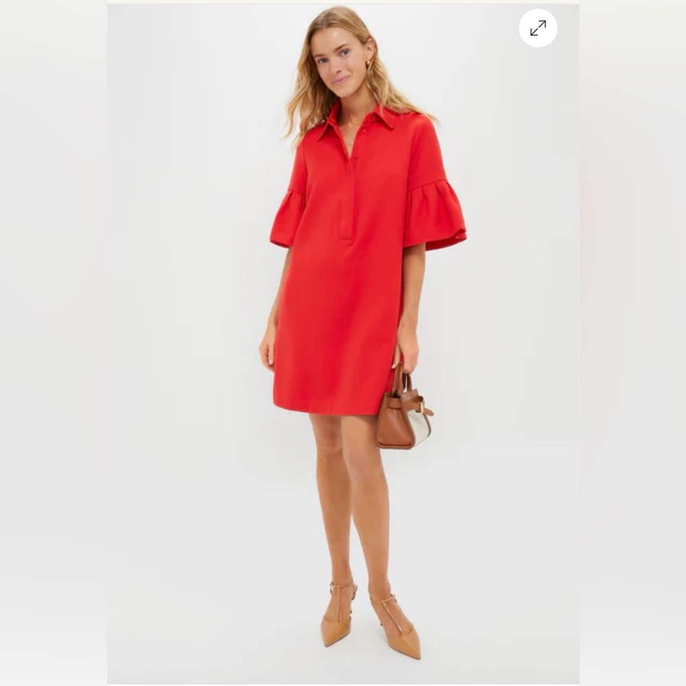 NWT Tuckernuck Red Crepe Massey Dress size Medium
